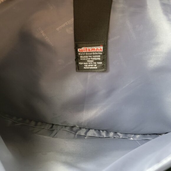 Witzman Canvas Backpack Travel Rucksack Multi Pocket Large Capacity Brown - Picture 6 of 12